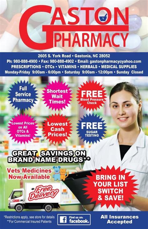 GASTON PHARMACY - Updated January 2025 - 2605 S York Rd, Gastonia, North Carolina - Drugstores ...