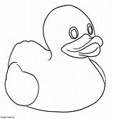 Free Rubber Duck Printable coloring Page sketch template