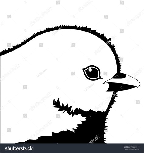 Silhouette Chicken Head Farm Animal Vector Stock Vector (Royalty Free) 1304353711 | Shutterstock