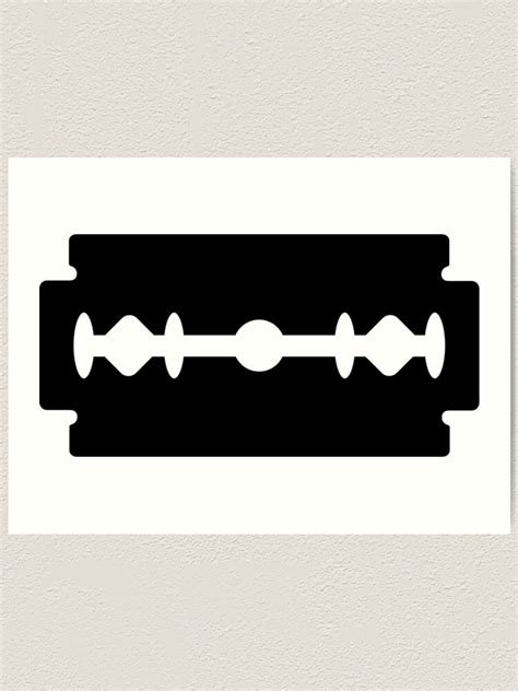 "razor blade" Art Print by squeedy | Redbubble