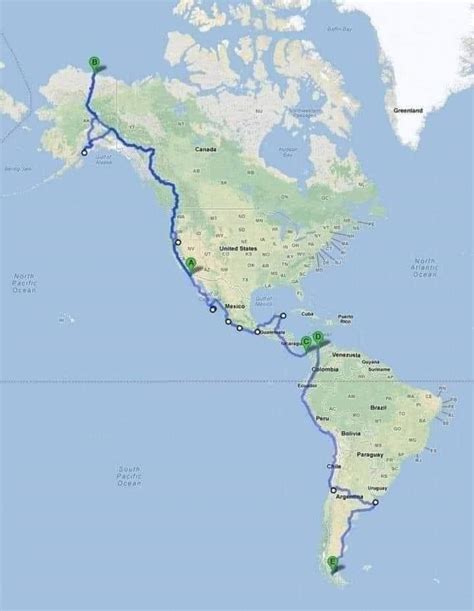 The longest highway in the world: The Pan-American. Road trip, anyone? (More info in comments ...