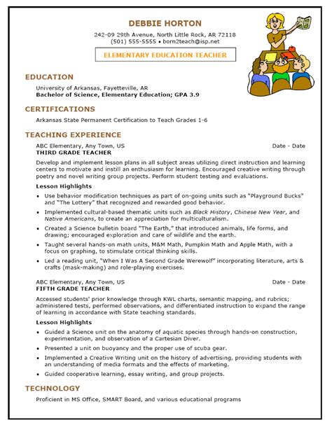 Preschool Teacher Resume Samples | Sample Resumes