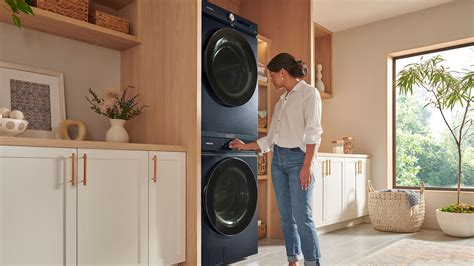 The Samsung Bespoke Ultra Capacity Front Loading Washer and Dryer ...