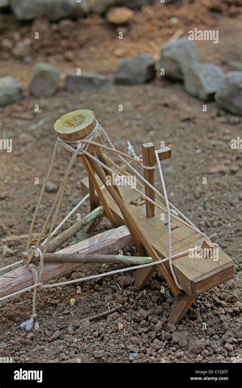 Model of a traditional wooden plough, India Stock Photo - Alamy