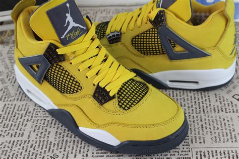 Air Jordan 4 Retro Ls Lightning Tour Yellow, http://www.yeasport.com/314254-702 | Air jordans ...