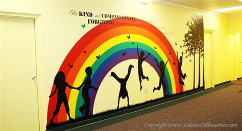 Daycare Decor (Children's Wall Silhouettes) | Pittura pareti, Parete ...