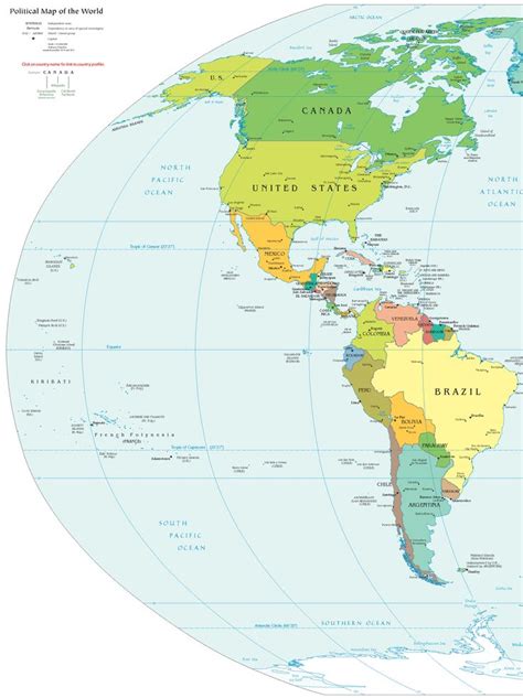 World Map | World geography map, World map continents, America map