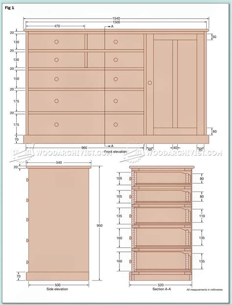 Dresser Plans • WoodArchivist