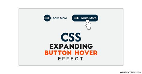 CSS Expand Button On Hover Effect | Expanding Button With Icon