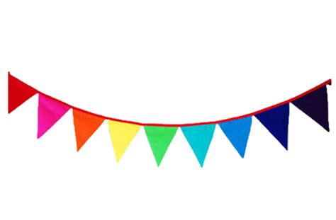 Child Care Supplies - Large Rainbow Bunting Flags