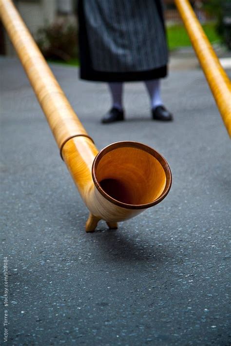 Swiss Alphorn Detail by VICTOR TORRES | Alphorn, Wooden cup, Wooden