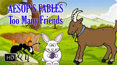 Aesop's Fables - Too Many Friends - Short Stories for Children - YouTube