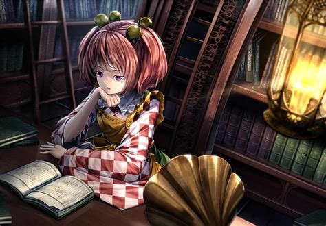 3840x1080px | free download | HD wallpaper: anime girl, reading ...