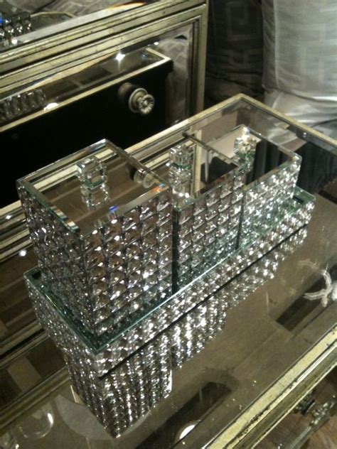 Bling bathroom accessories. | Bling bathroom, Bath accessories design, Home decor accessories