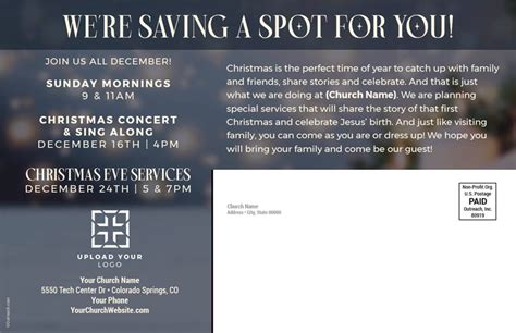 Come Home for Christmas Postcard - Church Postcards - Outreach Marketing