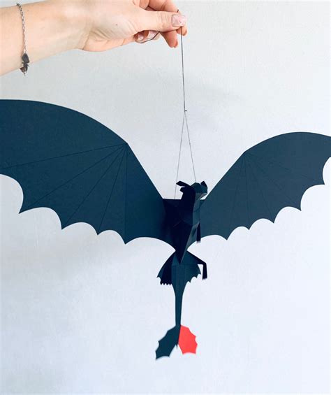 Printable Toothless Papercraft Template