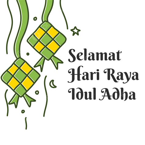 Selamat Hari Raya Vector Hd PNG Images, Greeting Design Of Selamat Hari Raya Idul Adha With ...