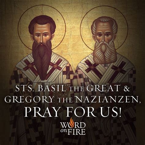 Sts. Basil the Great & Gregory the Nazianzen, pray for us! | Greatful, Pray for us, Catholic saints