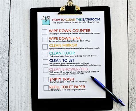 How to Clean Bathroom - Thirty Handmade Days