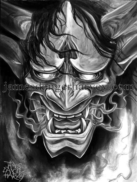 oni demon hannya japanese by jamesdangerharvey on DeviantArt