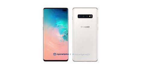 Galaxy S10 in ' Luxurious Ceramic White' revealed in leaked render ...