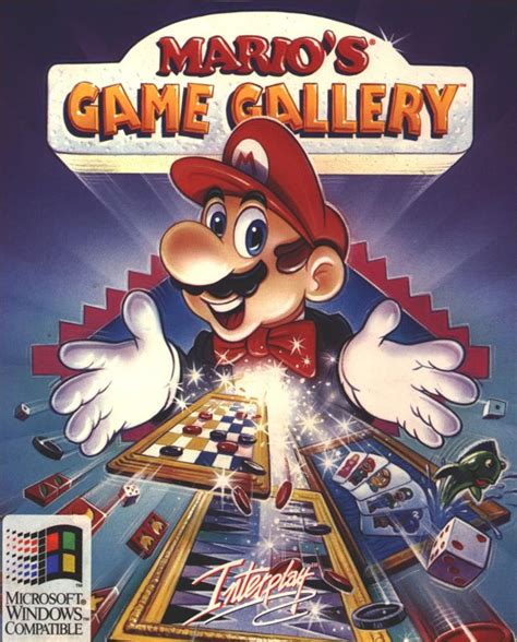 Mario's Game Gallery (1995) DOS box cover art - MobyGames