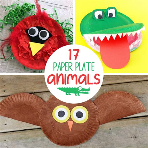 17 Adorable Paper Plate Animal Crafts - Messy Little Monster