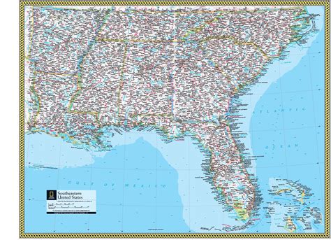 Southeastern Map Of United States - Map