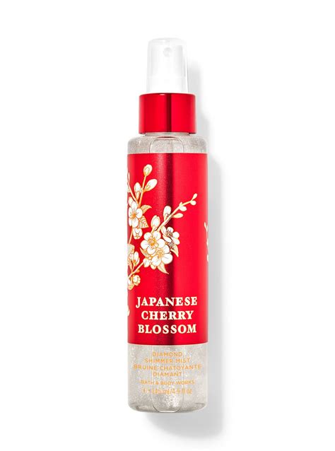 Japanese Cherry Blossom Diamond Shimmer Mist | Bath and Body Works