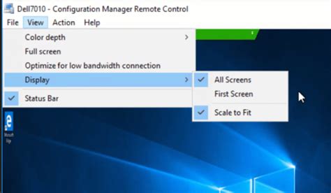 New Remote Control option "First Screen" in ConfigMgr 1902 TP - CCMEXEC.COM - Enterprise Mobility