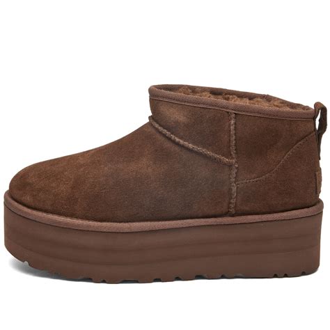 UGG Classic Ultra Mini Platform Boot Burnt Cedar | END.