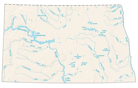 Rivers In South Dakota - San Antonio Map