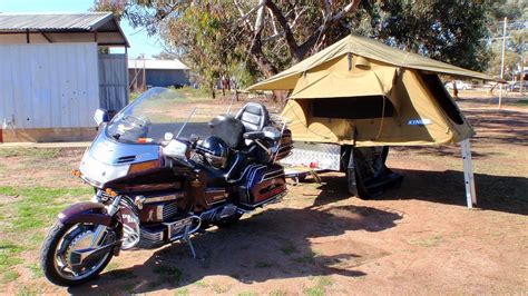 GOLDWING MOTORCYCLE CAMPER TRAILER - YouTube