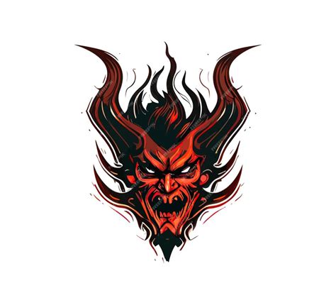 Premium Vector | Diablo icon Vector illustration desing