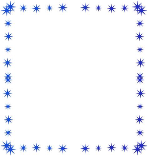 Blue Star Border