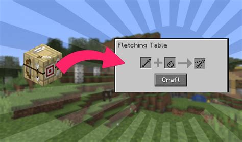 The Fletching Table Mod | MCreator