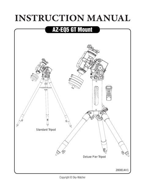 Sky-Watcher AZEQ5 Mount User Manual | Manualzz