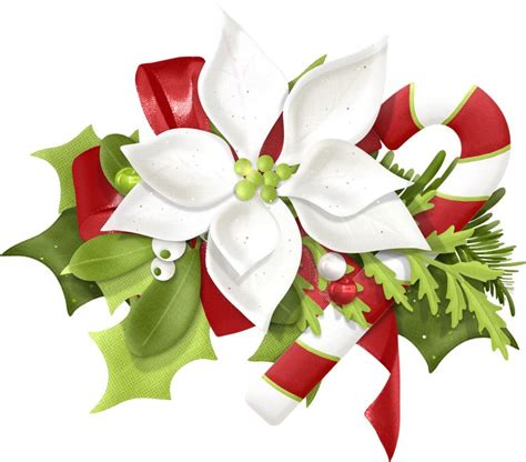 69 best Clip Art Christmas Flowers images on Pinterest | Christmas flowers, Xmas flowers and ...