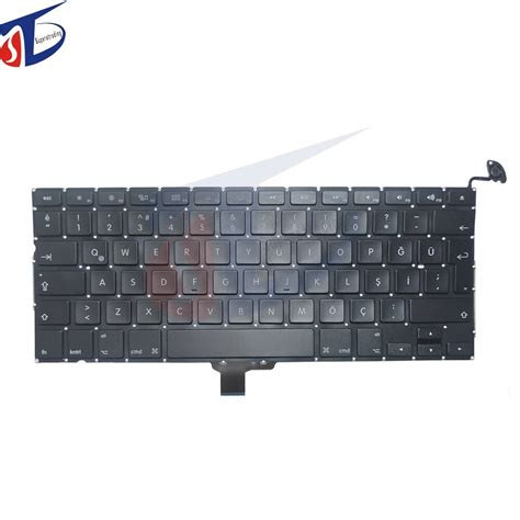 10PCS/lot A1278 keyboard Turkish Turkey for macbook pro 13.3inch Turkey Turkish keyboard A1278 ...