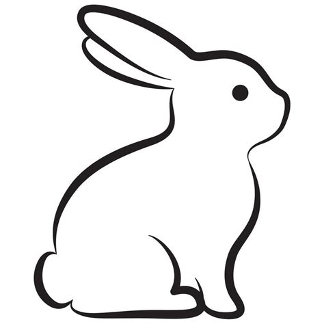 Download Cute Rabbit Drawing. for free | Rabbit drawing, Easy bunny drawing, Bunny drawing