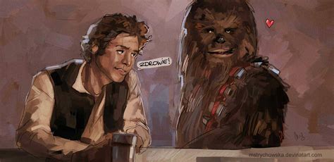 Han Solo and Chewbacca by mstrychowska on DeviantArt