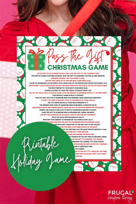 Pass the Parcel Christmas Game for Kids or Adults - Print Today! – Frugal Coupon Living