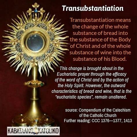 Experience the Miracle of Transubstantiation