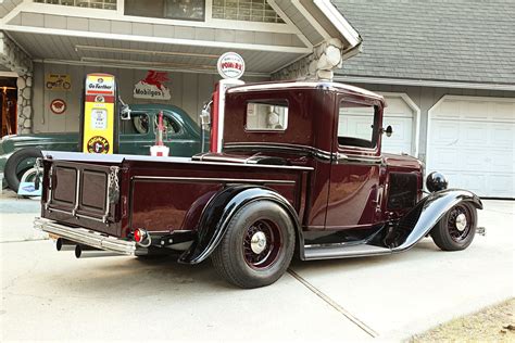 1932 ford pickup runs vintage small-block Chevy for power | Pickup trucks, Classic trucks, Ford ...