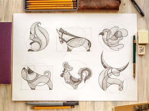 Animal logo sketches | Logo sketches, Web graphic design, Logo sketch ...