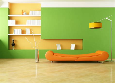 Download Refreshing Green Aesthetics in a Modern Living Room Wallpaper ...