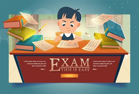 Exam Cartoon Images - Free Download on Freepik