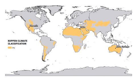 What Are the 5 Koppen Climate Classification Types? - Earth How