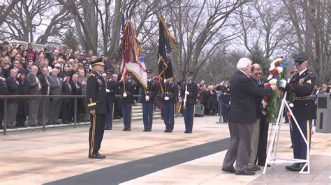 Arlington National Cemetery commemorated National Medal of Honor Day with a Wreath Laying ...