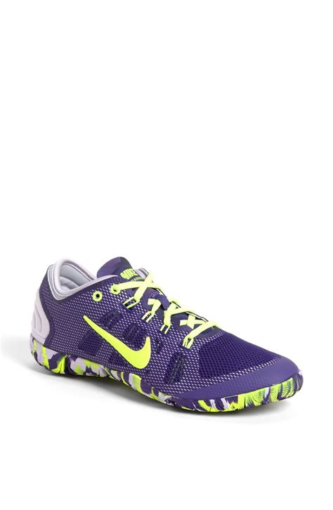 Nike Free Bionic Training Shoe in Purple (Purple/ Frost/ Volt) | Lyst